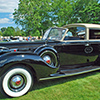 1939 Packard-12 Brunn Body Cabriolet like the one whisking newlyweds Captain and Mrs. Landa from the Church of the Good Shepard to the Beverly Hills Hotel