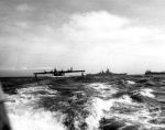 Admirals Nimitz and Halsey sent Admiral MCain home to Coronado California in Nimitz' personal PB2Y Coronado.