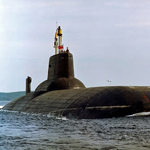 Typhoon class ISBM class submarine.