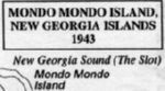 Mondo Mondo Island, New Georgia Islands 1943