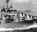 Fletcher class destroyer bridge and Mk. 37 director detail