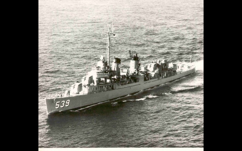 U.S.S. Tingey (DD 539), Fletcher class destroyer.