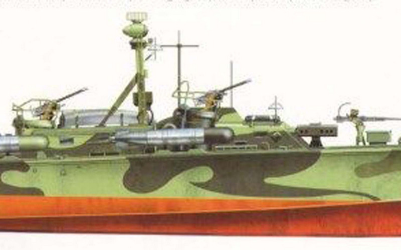 PT Boat Camo Measue 31 -1945 gunboat configuration