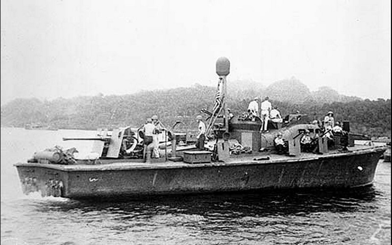 PT 59 converted gunboat for JFK-