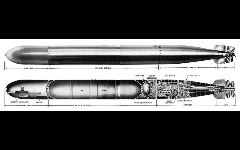 12 Mark 14 torpedo